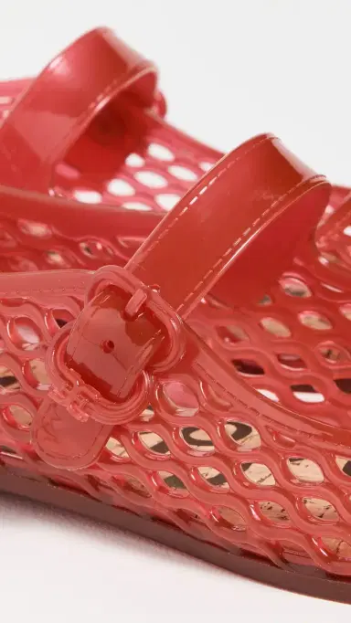 Sam Edelman Michaela Jelly Flats Red 5 | Thumbnail 6