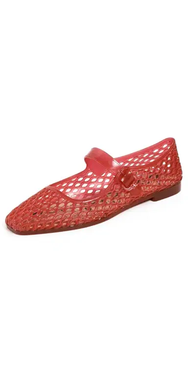 Sam Edelman Michaela Jelly Flats Red 5 | Thumbnail 1