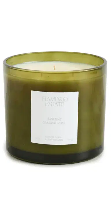 Flamingo Estate Blooming Jasmine and Rose XL Candle Green One Size | Thumbnail 1