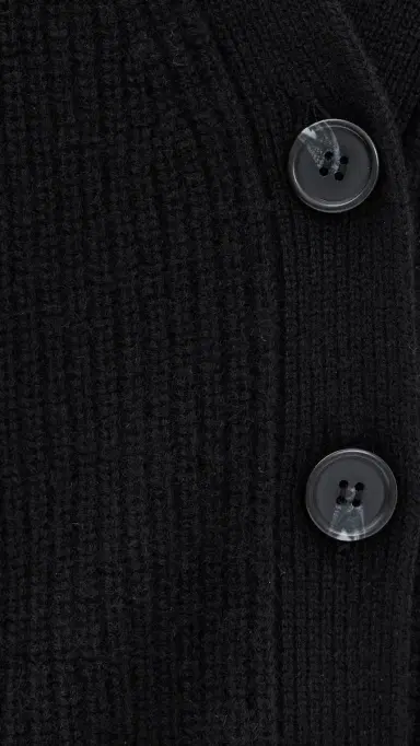 Jenni Kayne Cropped Cashmere Cocoon Cardigan Black | Thumbnail 6