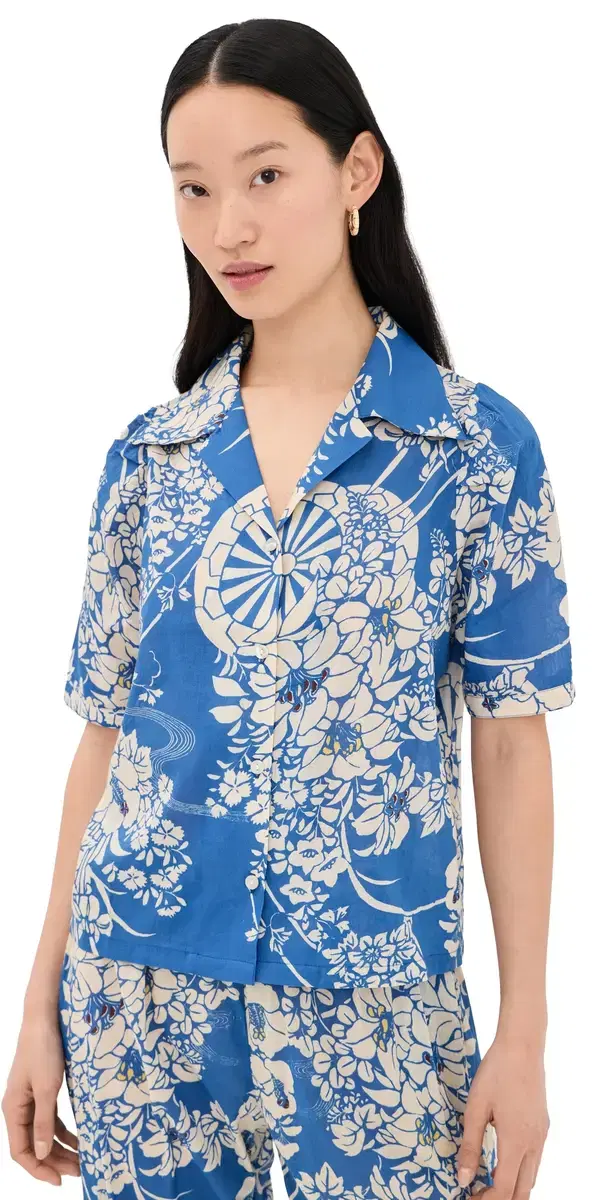 Alix of Bohemia Ophelia Royal poke hirt Medium Blue