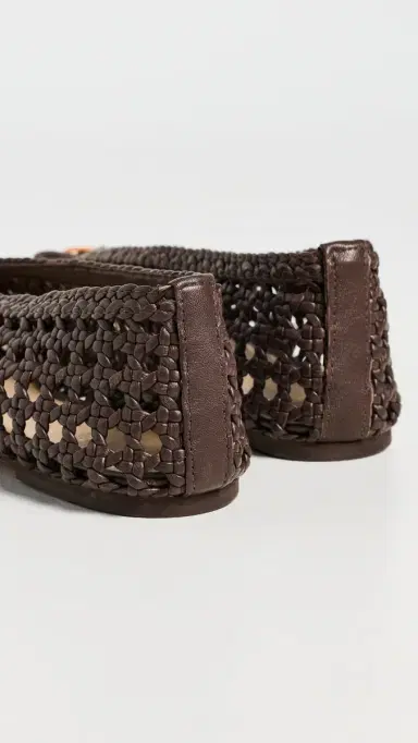 Dolce Vita Cason Woven Flats DK Brown | Thumbnail 4