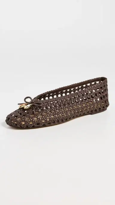 Dolce Vita Cason Woven Flats DK Brown | Thumbnail 5