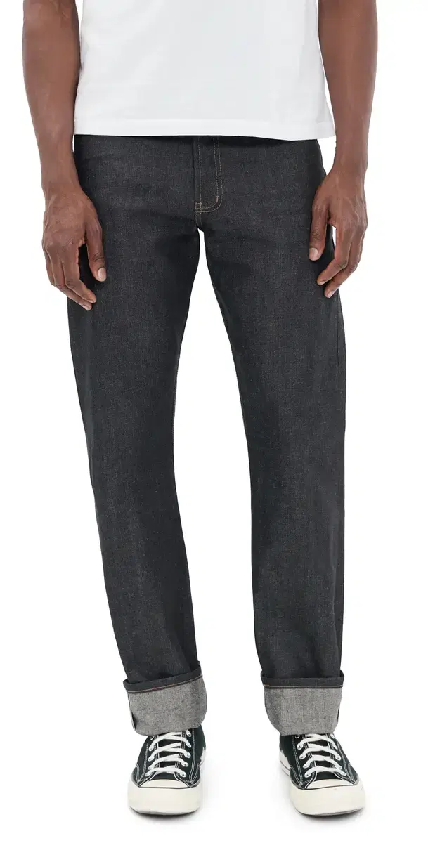 Naked & Famous Denim True Guy Hemp Blend Selvedge Jeans Indigo
