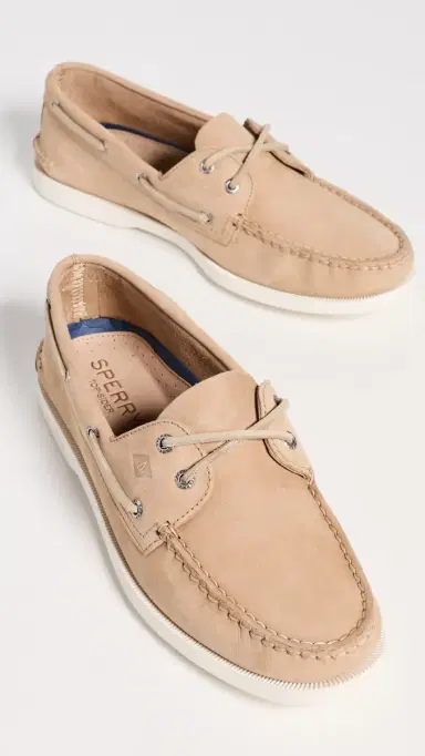 Sperry Authentic Original 2 Eye Nubuck Boat Shoes Linen Multi 7 | Thumbnail 4