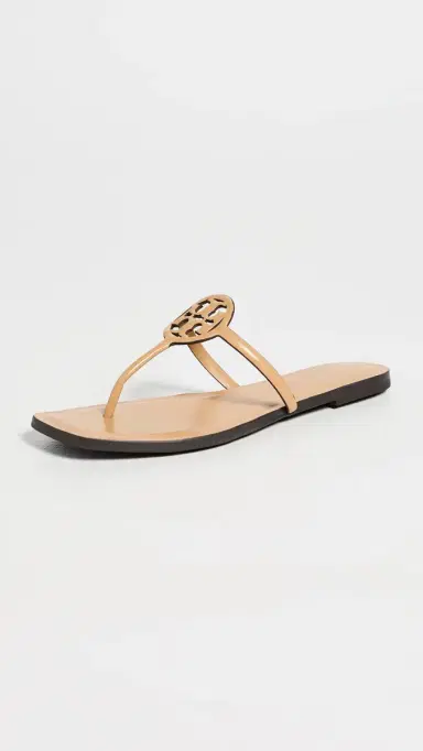 Tory Burch Miller Capri Sandals Honeycomb Tan 8 | Thumbnail 5 Tory Burch Miller Capri Sandals Honeycomb Tan 8 | Thumbnail 5