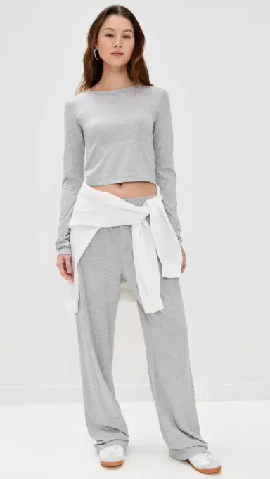 ÉTERNE Lounge Pants Heather Grey | Thumbnail 5