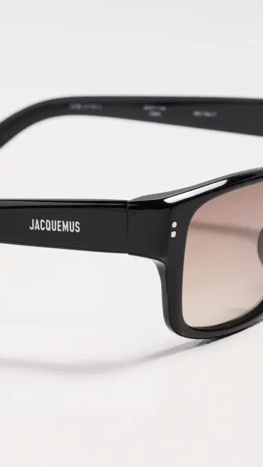 Jacquemus Square Sunglasses Black One Size | Thumbnail 6 Jacquemus Square Sunglasses Black One Size | Thumbnail 6