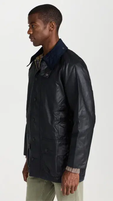 Barbour Beaufort Wax Jacket Navy 40 | Thumbnail 4 Barbour Beaufort Wax Jacket Navy 40 | Thumbnail 4