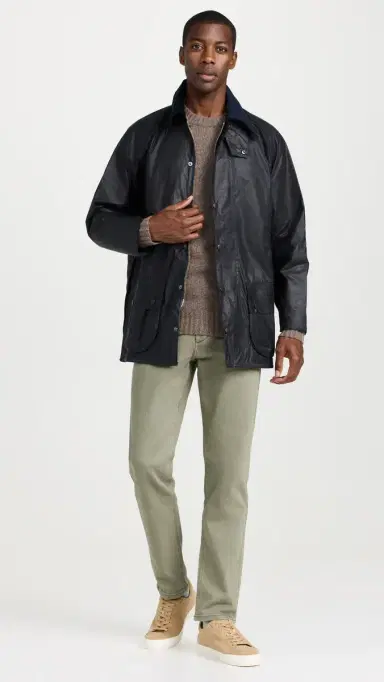 Barbour Beaufort Wax Jacket Navy 40 | Thumbnail 5 Barbour Beaufort Wax Jacket Navy 40 | Thumbnail 5