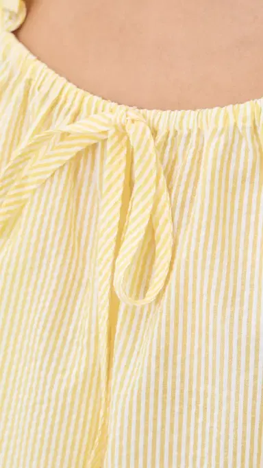 o.p.t o. p.t Allegra Mini Dress Yellow Stripe L | Thumbnail 6