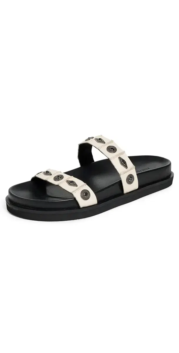 Findings Footbed Sandals Bone Leather