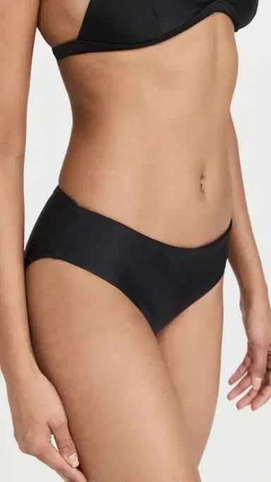 MIKOH Cruz Bay Full Coverage Bikini Bottoms Noir | Thumbnail 4