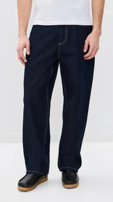 Nicholas Daley Five Pocket Jeans Dark Indigo | Thumbnail 3 Nicholas Daley Five Pocket Jeans Dark Indigo | Thumbnail 3