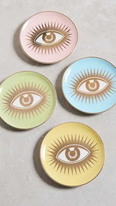 Jonathan Adler Le Wink Coasters Multi One Size | Thumbnail 2