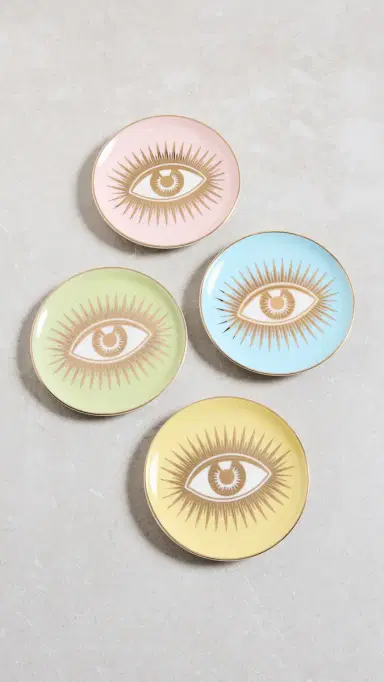 Jonathan Adler Le Wink Coasters Multi One Size | Thumbnail 6