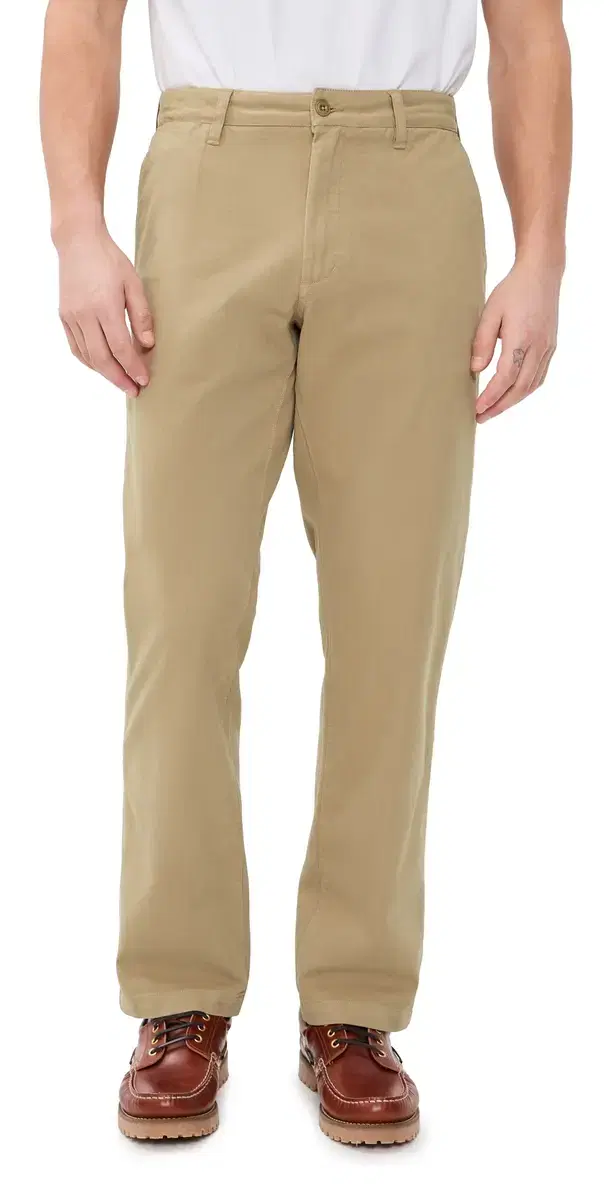 The Straight Foundation Pants Organic Khaki 33