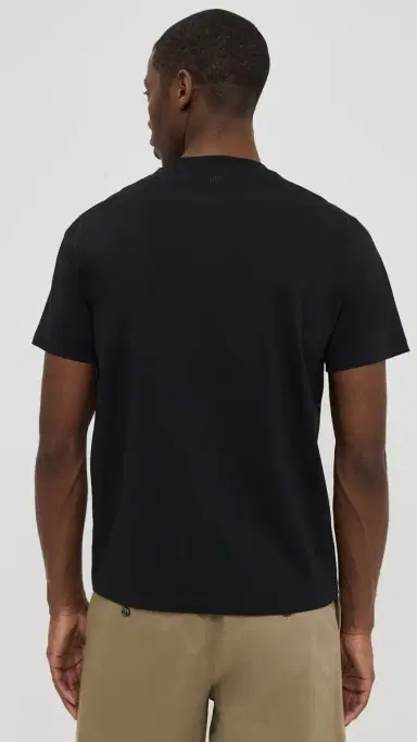 AMI ADC Classic Fit Red Logo Tee Black | Thumbnail 3 AMI ADC Classic Fit Red Logo Tee Black | Thumbnail 3