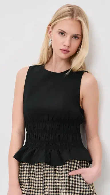 STAUD Culver Blouse Black | Thumbnail 2