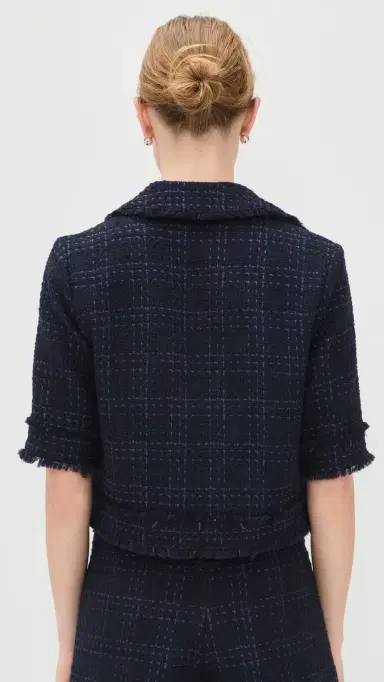 Veronica Beard Babbs Top Navy | Thumbnail 3 Veronica Beard Babbs Top Navy | Thumbnail 3
