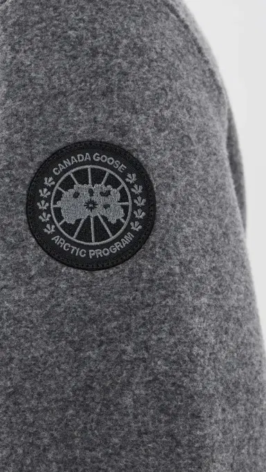 Canada Goose Black Disc Lawson Fleece Jacket Quarry Grey | Thumbnail 6 Canada Goose Black Disc Lawson Fleece Jacket Quarry Grey | Thumbnail 6