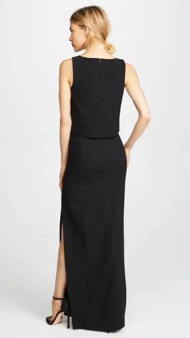 BLACK HALO Kacie 2 Piece Maxi Dress Black 8 | Thumbnail 3 BLACK HALO Kacie 2 Piece Maxi Dress Black 8 | Thumbnail 3