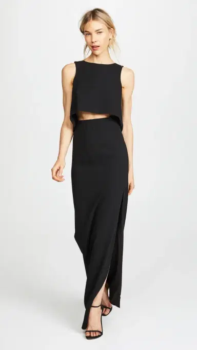 BLACK HALO Kacie 2 Piece Maxi Dress Black 8 | Thumbnail 5 BLACK HALO Kacie 2 Piece Maxi Dress Black 8 | Thumbnail 5