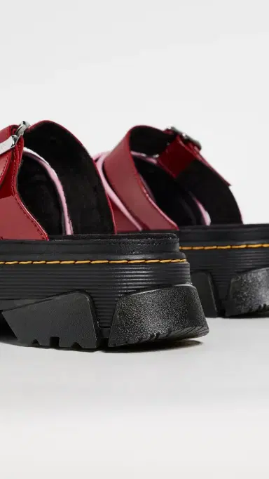 Dr. Martens Mattison Slides Scarlet Red 9 | Thumbnail 4