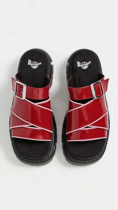 Dr. Martens Mattison Slides Scarlet Red 9 | Thumbnail 5