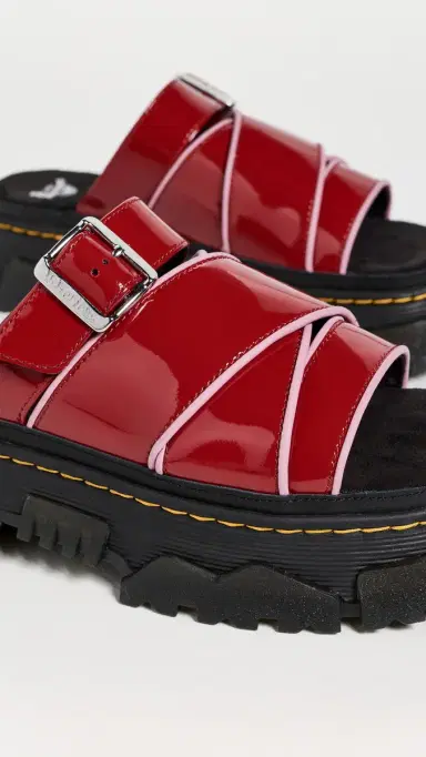 Dr. Martens Mattison Slides Scarlet Red 9 | Thumbnail 6