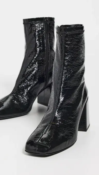 Courrèges Reedition Vinyl Ankle Boots Black | Thumbnail 5 Courrèges Reedition Vinyl Ankle Boots Black | Thumbnail 5