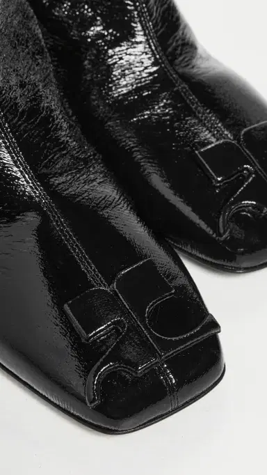 Courrèges Reedition Vinyl Ankle Boots Black | Thumbnail 6 Courrèges Reedition Vinyl Ankle Boots Black | Thumbnail 6