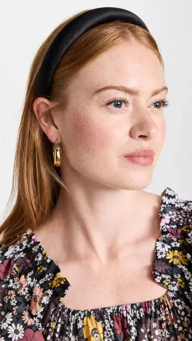 Jennifer Behr Tori Headband Black One Size | Thumbnail 3