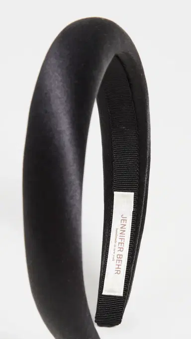 Jennifer Behr Tori Headband Black One Size | Thumbnail 4