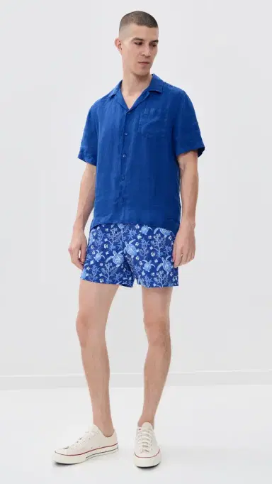 Vilebrequin Moorise Swim Trunks 5 arrakech | Thumbnail 5