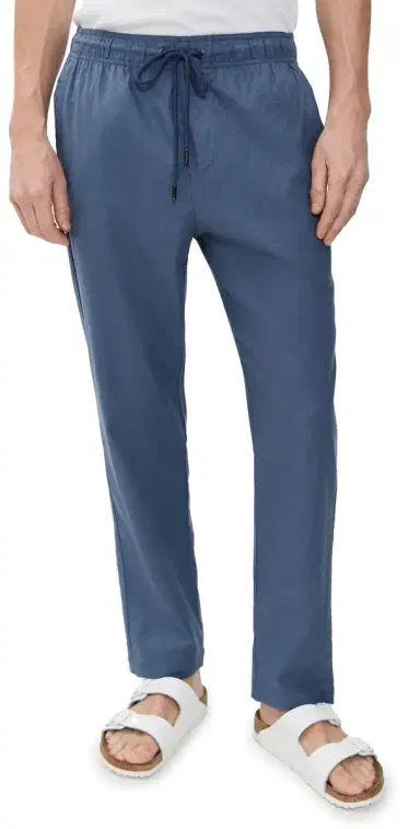 Onia Stretch Linen Pull-On Pants Vintage Indigo S | Thumbnail 1