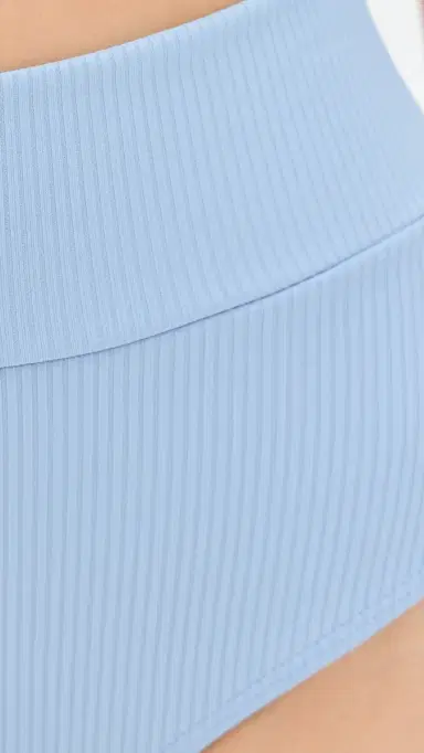 Montce AC High Rise Bikini Bottoms Peri Rib | Thumbnail 5