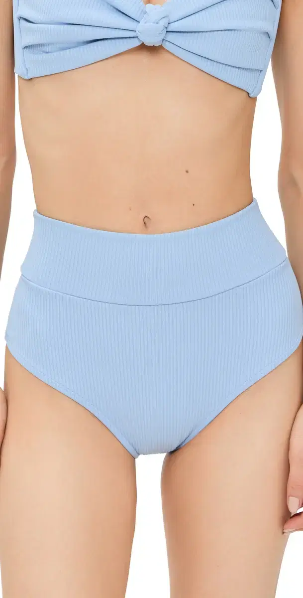 AC High Rise Bikini Bottoms Peri Rib
