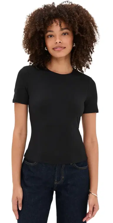 Veronica Beard Jean Benedict Tee Black M | Thumbnail 1