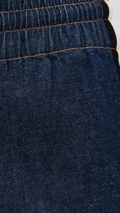 Veronica Beard Jean Taylor High Rise Wide Leg Jeans Indigo Rinse | Thumbnail 6