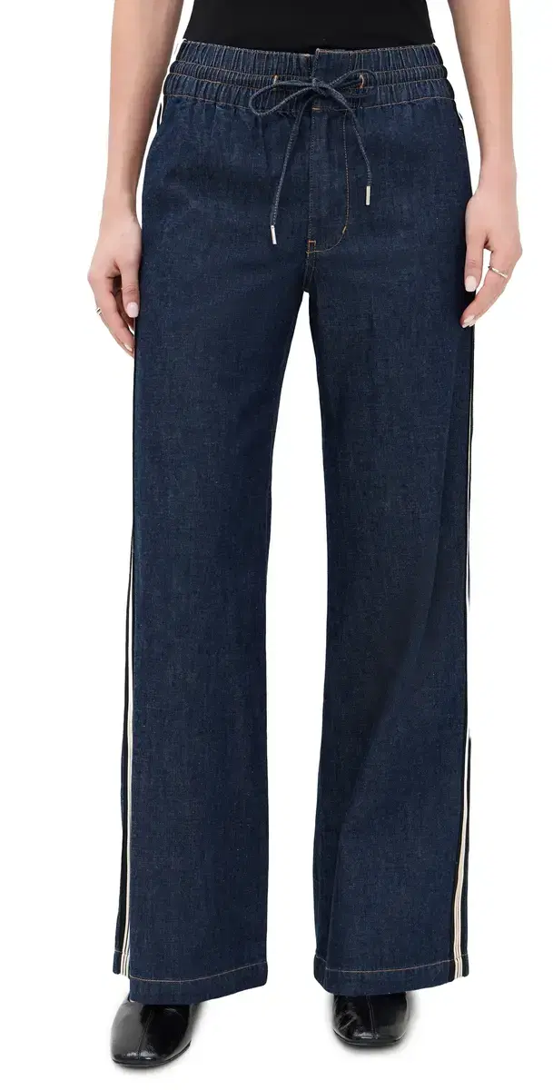 Taylor High Rise Wide Leg Jeans Indigo Rinse