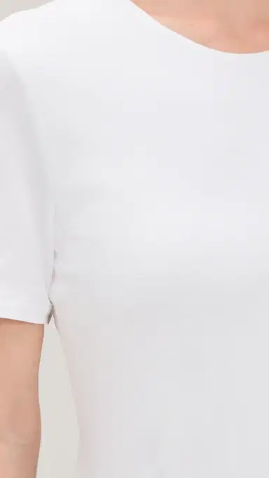 Veronica Beard Jean Benedict Tee White S | Thumbnail 6