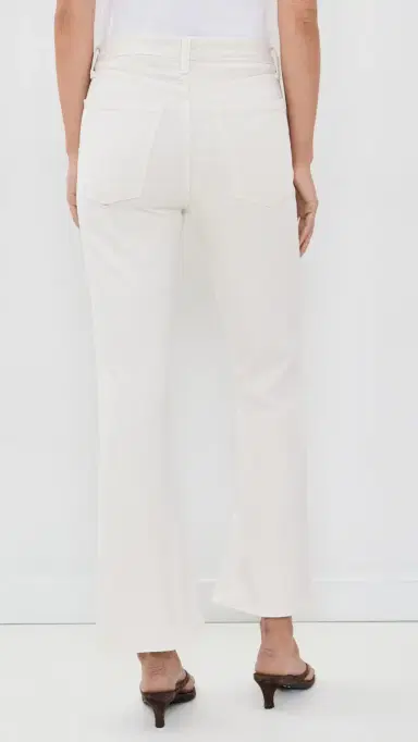 AGOLDE Kick Boot Ankle Jeans Chalk White 23 | Thumbnail 3