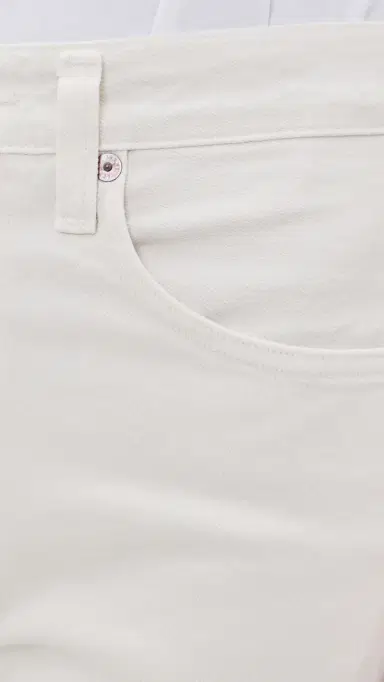 AGOLDE Kick Boot Ankle Jeans Chalk White 23 | Thumbnail 6