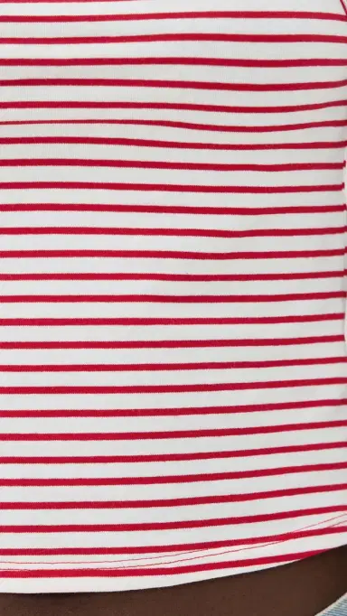 Joe's Jeans The Everyday Tank White/Cherry Red S | Thumbnail 6