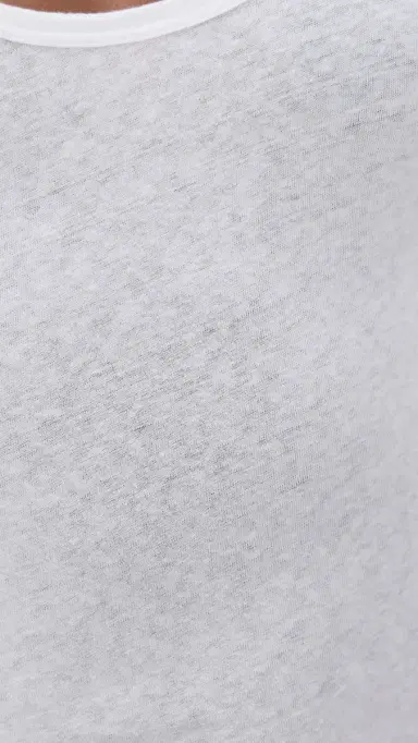 LESET Laura Scoop Neck Tank White | Thumbnail 6