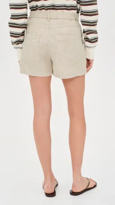 Madewell Zoe Linen Shorts Oat | Thumbnail 3 Madewell Zoe Linen Shorts Oat | Thumbnail 3