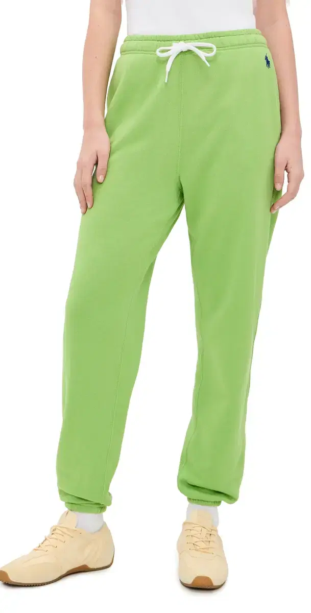 Island Knit Ankle Jogger Pants Parakeet Green