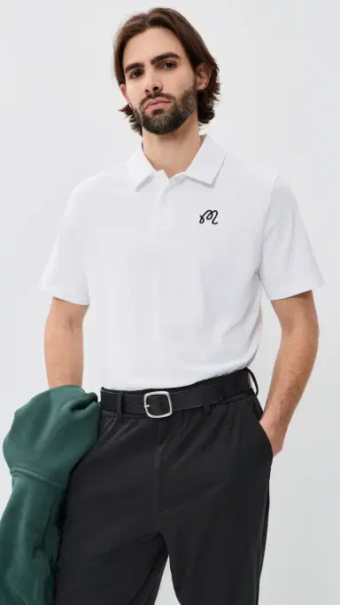 Malbon Fairway Polo White M | Thumbnail 2