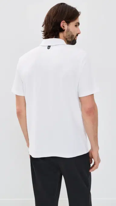 Malbon Fairway Polo White M | Thumbnail 3